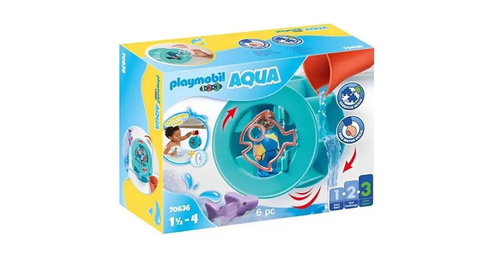 Playmobil 1–2-3 Vízikerék bébicápával (70636) Vedd meg online