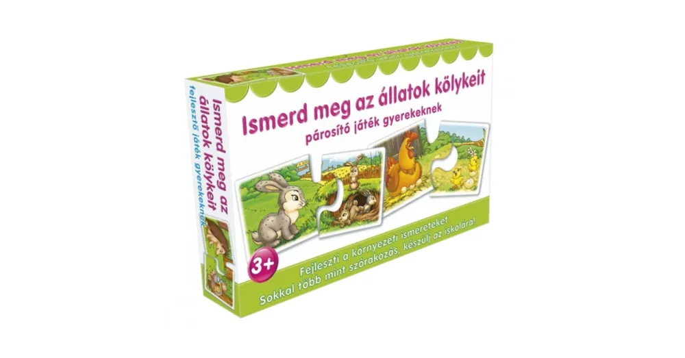 Ismerd meg az állatok kölykeit párosító játék Exkluzív ajánlat