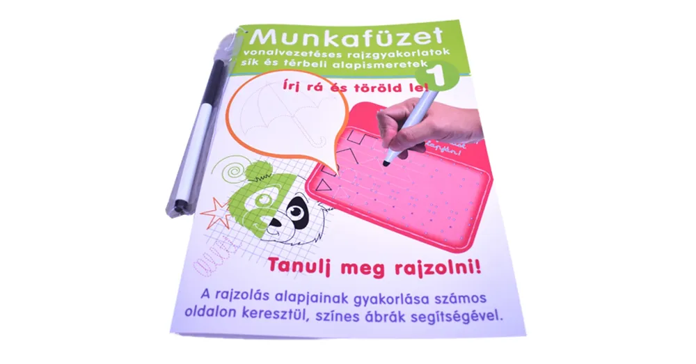 Vonalvezetés és rajzolás gyakorló munkafüzet – D-Toys Ne maradj le