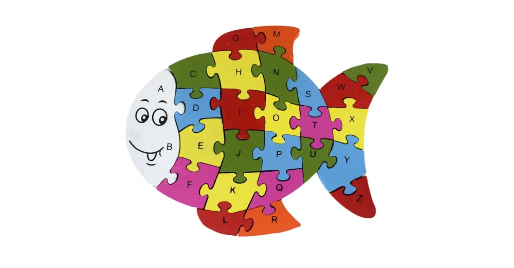 ABC fa oktató halas puzzle Kedvezményes ár