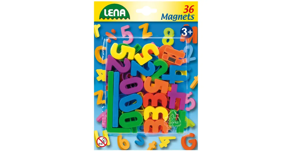 Akció LENA 36 db-os mágneses számok és jelek