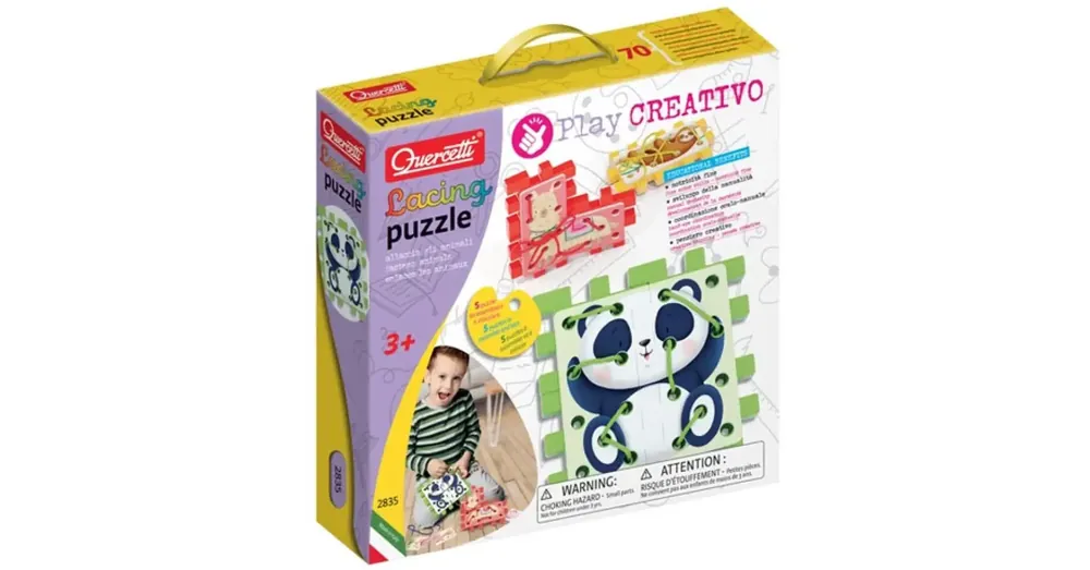 Exkluzív ajánlat Quercetti Play Creativo Állatos fűzős puzzle