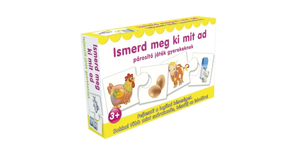 Olcsóbb Ismerd meg ki mit ad párosító játék