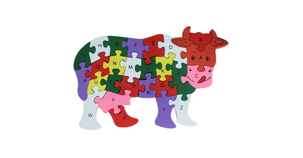 ABC fa oktató boci puzzle Végkiárusítás