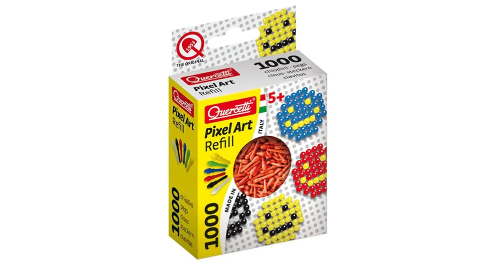 Pixel Art piros színű pötyi utántöltő 1000 db Újdonság