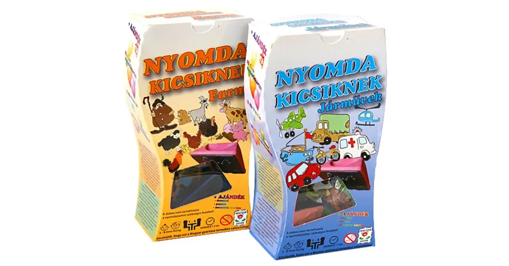 Kedvezmény Nyomdaszett kicsiknek több változatban