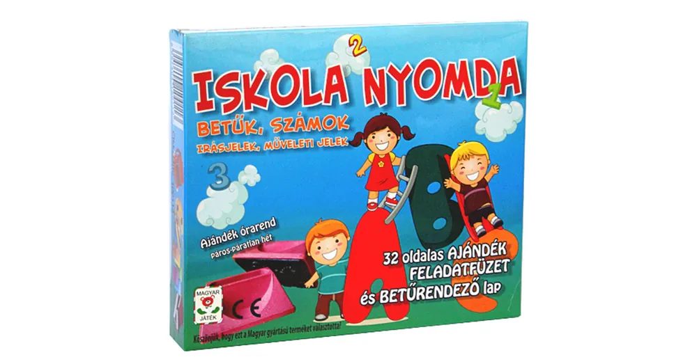 Iskolanyomda szett feladatfüzettel Kiárusítás