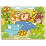 Biztonságos vásárlás Afrika állatai formapuzzle – Woodyland