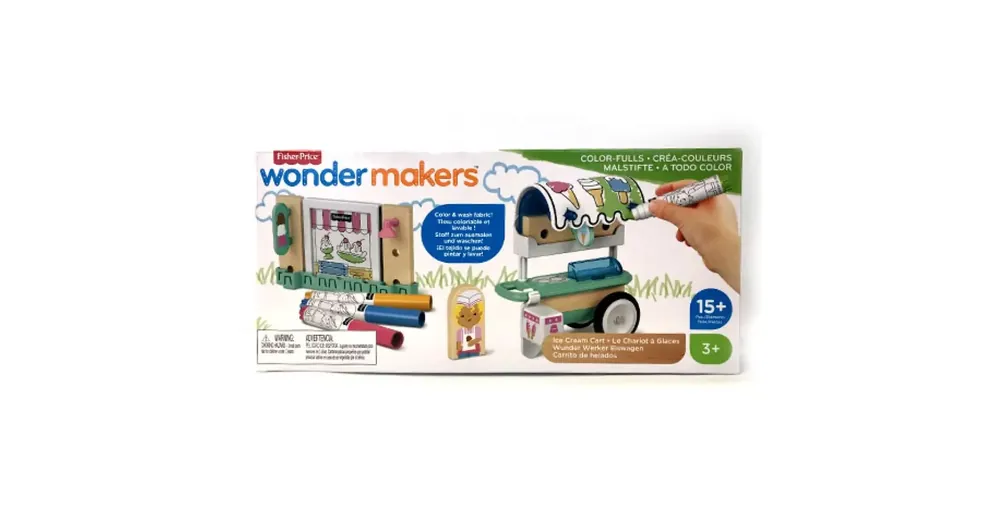 Exkluzív ajánlat Fisher-Price Wonder Makers színezős fagyiskocsi – Mattel