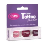 TyToo Rózsaszín, mályva és sötét mályva színű csillámpor szett 3×2,5ml Expressz szállítás