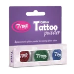 Árengedmény TyToo Kék, piros és zöld csillámpor szett 3×2,5ml