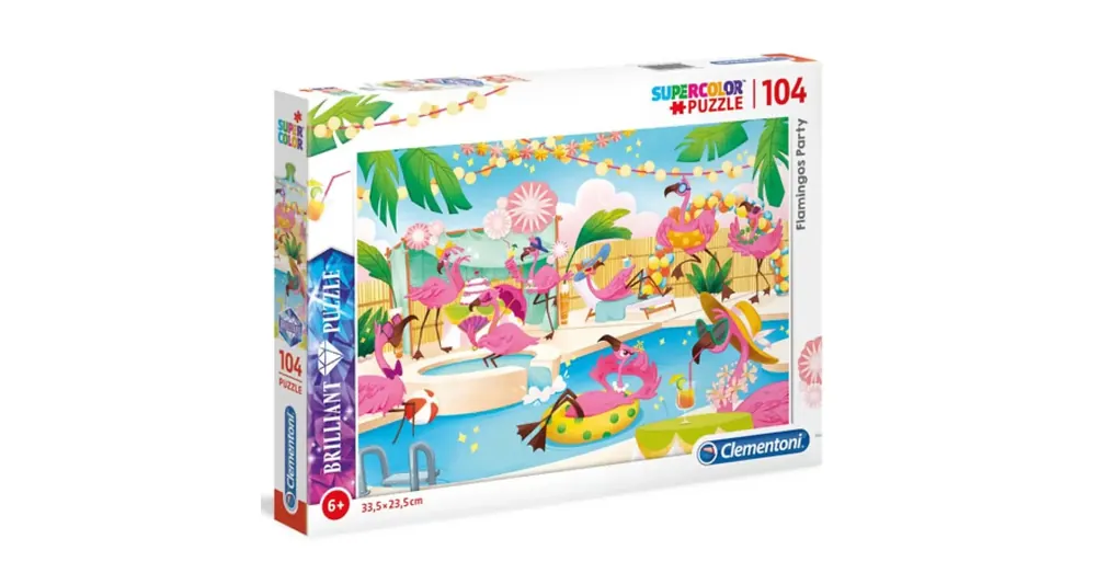 Flamingó party 104 db-os puzzle – Clementoni Legnépszerűbb