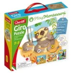 Quercetti Montessori Giro 4 db-os állatos puzzle szett Gyors szállítás