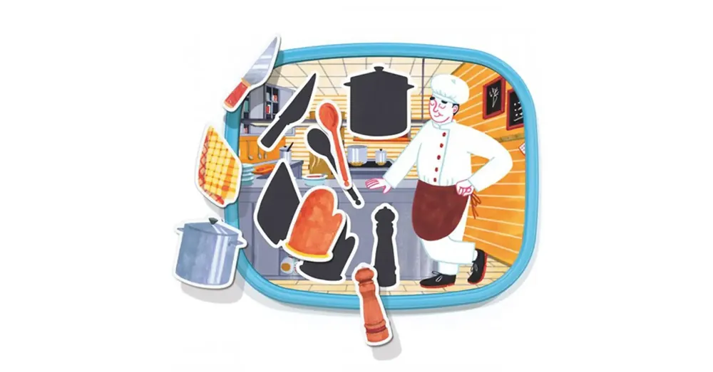 Expressz szállítás Quercetti Montessori foglalkozások mágneses puzzle 3 db-os szett