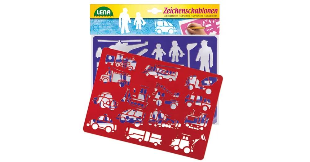 Biztonságos fizetés LENA Járművek és emberek rajzsablon