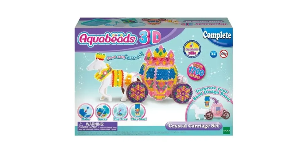 Vedd meg online Aqua Beads 3D csillogó hintó kreatív szett