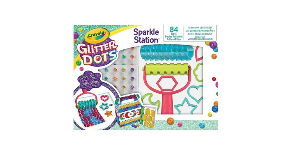 Különleges ajánlat Crayola Glitteres Dekorgyöngyök – Csillámos kreatív szett