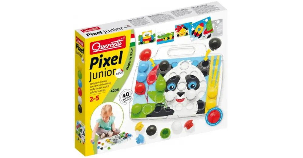 Quercetti Pixel Junior Basic bébi óriás pötyi Gyors szállítás