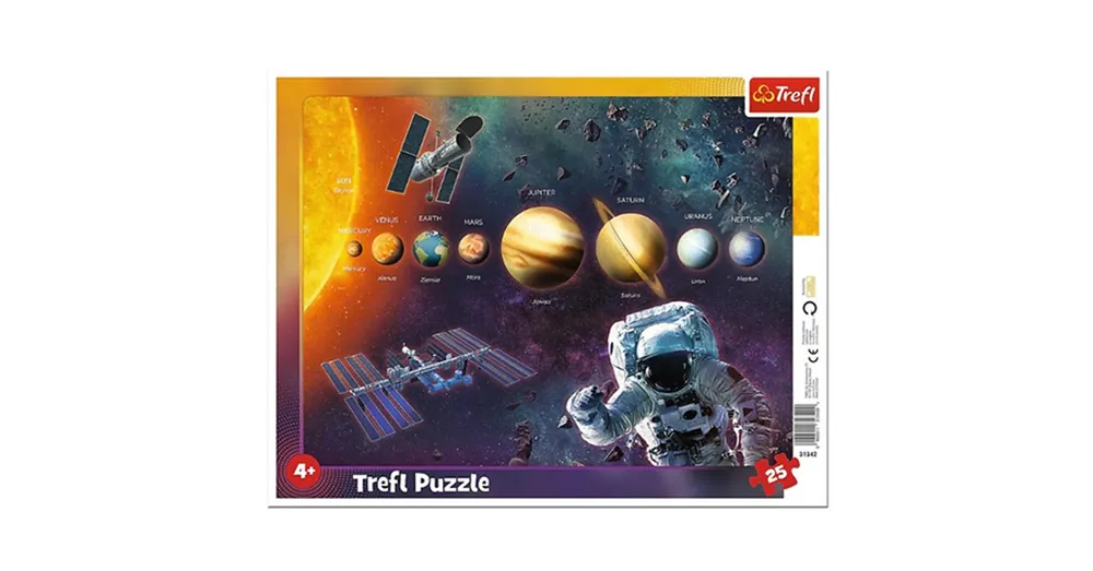 Naprendszer 25 db-os keretes puzzle – Trefl Legnépszerűbb