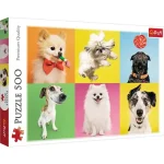 Akciós ár Kutyák 500 db-os puzzle – Trefl