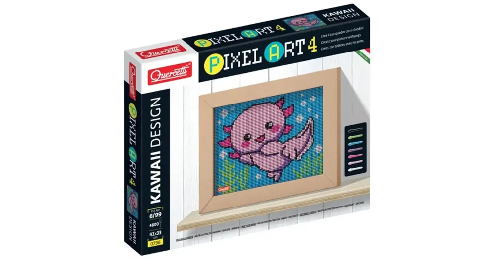 Expressz szállítás Quercetti Pixel Art 4 Kawaii Axolotl pötyi