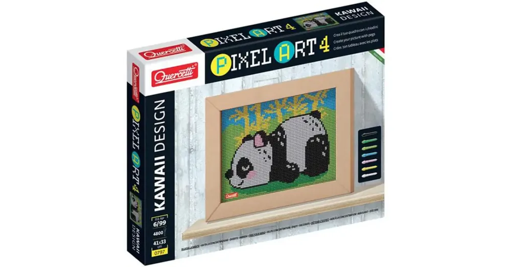 Quercetti Pixel Art 4 Kawaii Panda pötyi Rendeld meg most