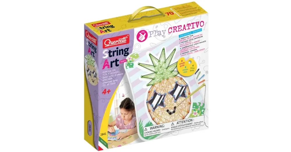 Quercetti Play Creativo String Art mókás kreatív játék Bestseller