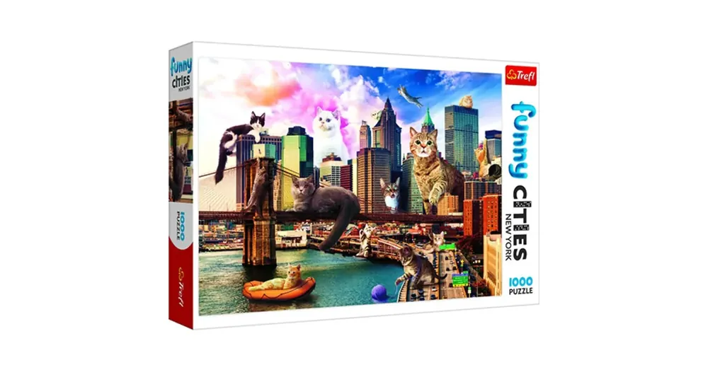 Crazy City Macskák New Yorkban 1000 db-os puzzle – Trefl Kedvezményes ár
