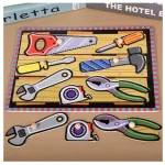 Újdonság Fa puzzle szerszámos