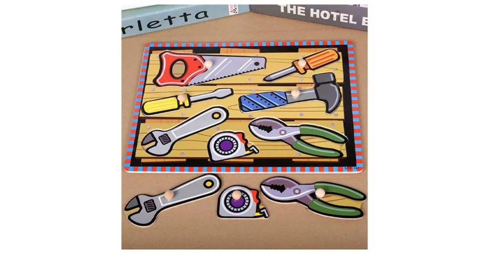 Újdonság Fa puzzle szerszámos