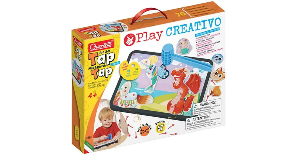 Quercetti Play Creativo Tap Tap állatos kreatív játék Exkluzív ajánlat