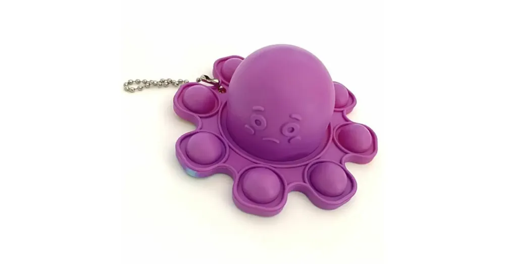 Legkelendőbb Pop it polip kulcstartó többféle színben