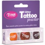 Legkelendőbb TyToo Csillámpor szett 3 × 2,5 ml Narancssárga, Világosbarna, Barna