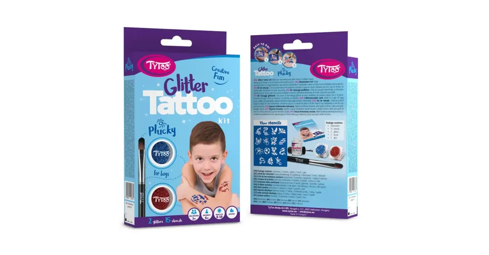 Fiús mini csillámtetkó szett Szuper ajánlat