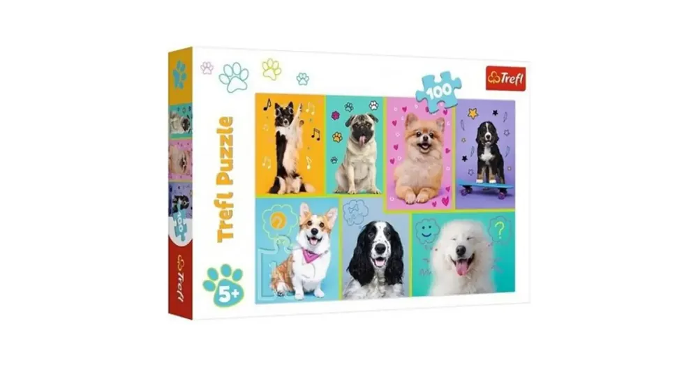Prémium Kutyák 100 db-os puzzle – Trefl