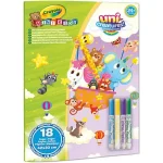 Crayola MiniKids Varázslatos állatok óriás kifestő szett 4 db filctollal Bestseller