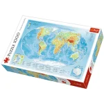 A Föld fizikai térképe 1000 db-os Puzzle – Trefl Korlátozott ajánlat
