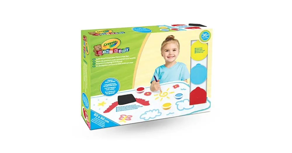 Crayola Colour Pop Irka-Firka szőnyeg cseppmentes temperával Kedvezményes ár