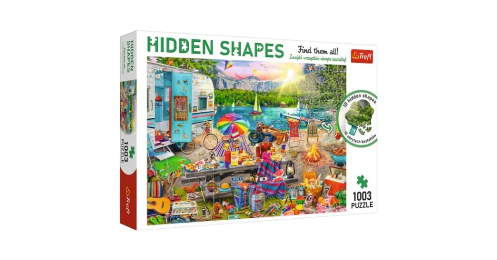 Végkiárusítás Hidden Shapes Lakókocsis utazás 1000 db-os puzzle – Trefl