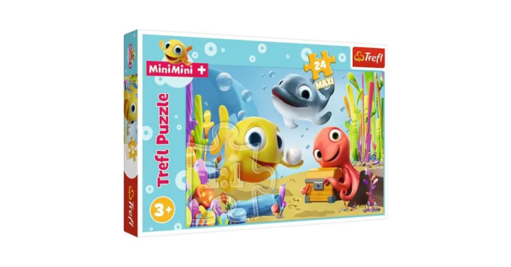 Vidám halacskák 24 db-os maxi puzzle – Trefl Vedd meg online