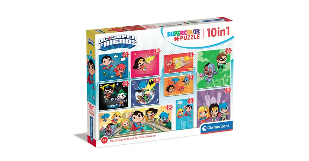 DC Super Friends 10az1-ben puzzle szett – Clementoni Biztonságos fizetés