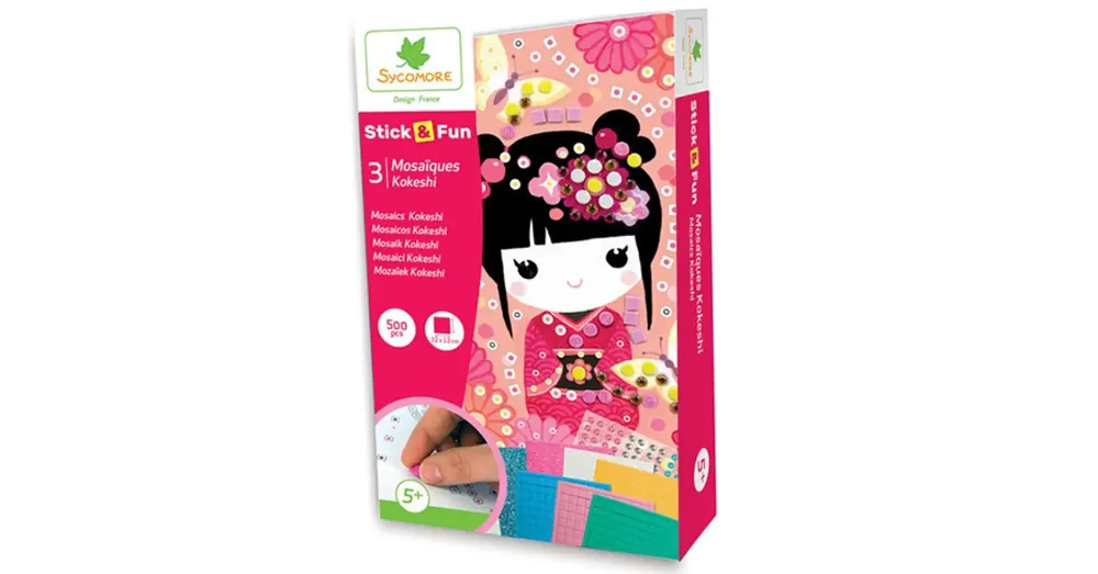 Kihagyhatatlan ajánlat Stick‘N Fun mozaikkép készítő készlet – Kokeshi