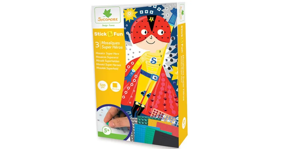 Stick‘N Fun mozaikkép készítő készlet – Szuperhősök Biztonságos fizetés