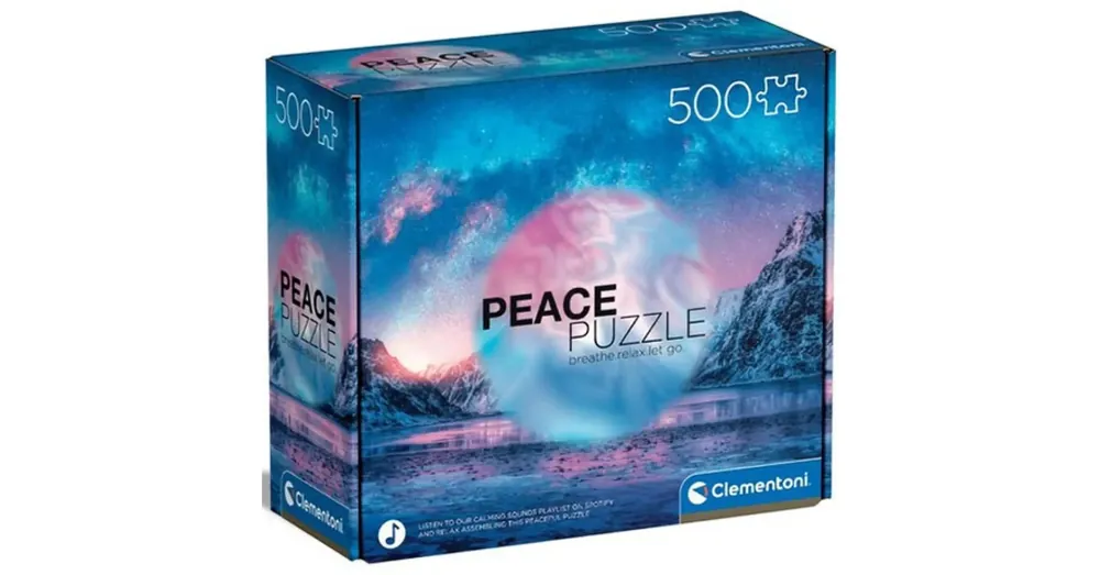 Peace Puzzle Világoskék 500 db-os puzzle – Clementoni Népszerű