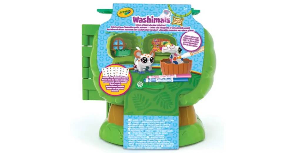 Vedd meg most Crayola Washimals Faház a szafarin játékszett
