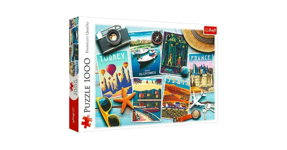 Képeslapok a nyári szabadságból 1000 db-os puzzle – Trefl Csak ma