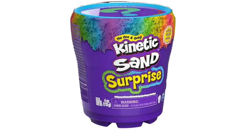 Kihagyhatatlan ajánlat Kinetic Sand Surprise homokgyurma meglepetés csomag 113g – Spin Master