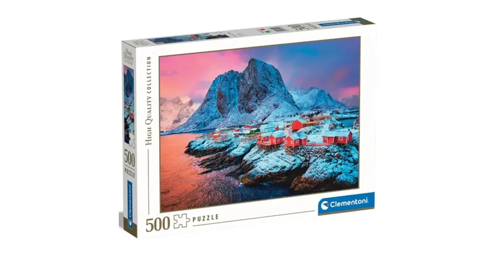 Biztonságos fizetés Hamnoy, Norvégia HQC puzzle 500 db-os – Clementoni