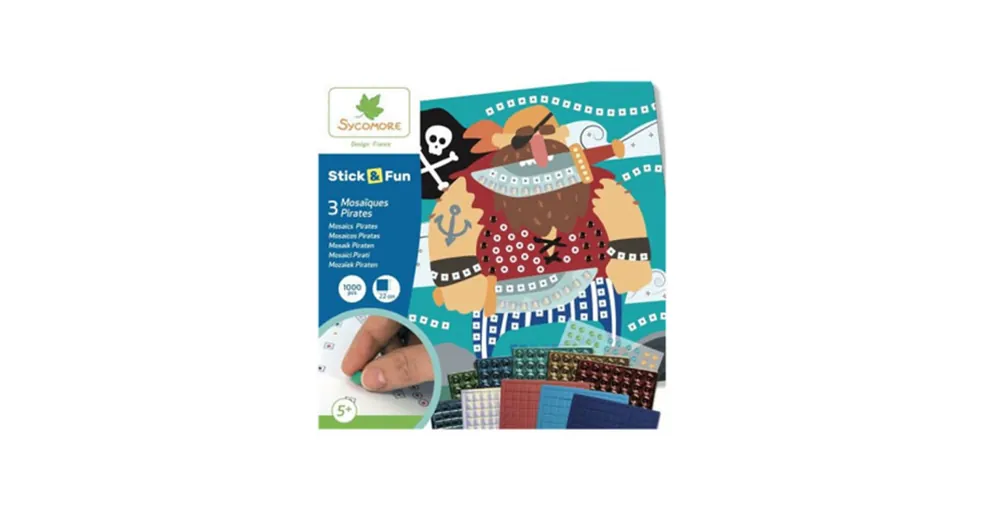 Stick‘N Fun mozaikkép készítő készlet – Kalózok Vedd meg online