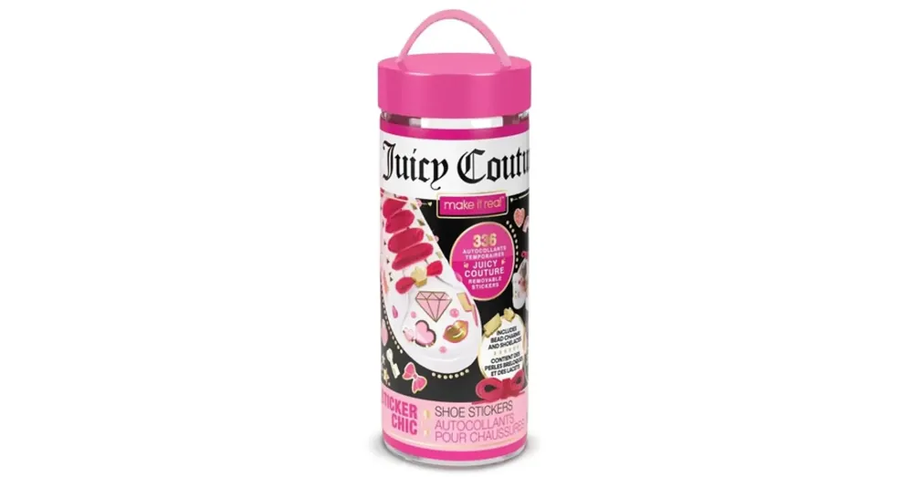 Csak ma Make it Real Juicy Couture – Sticker Chic cipődíszítő kreatív szett